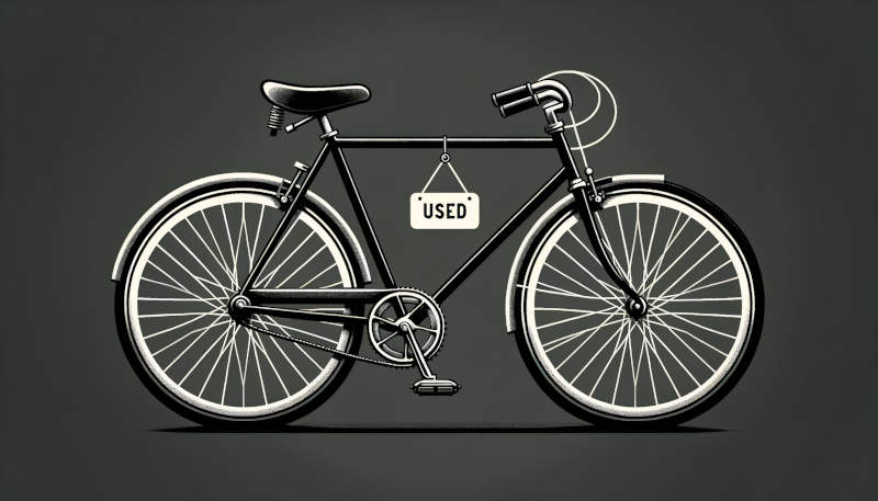 Image of a used bicycle for sale