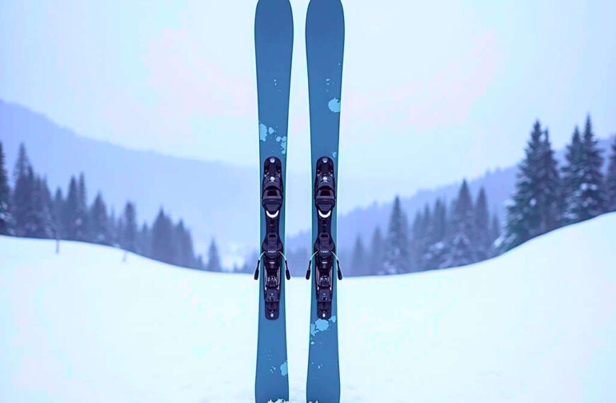 image of a pair of downhill skis for beginners