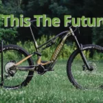 Picture of a electric pedal assist mountain bike