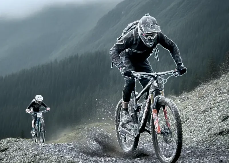 Image of two mountain bikers