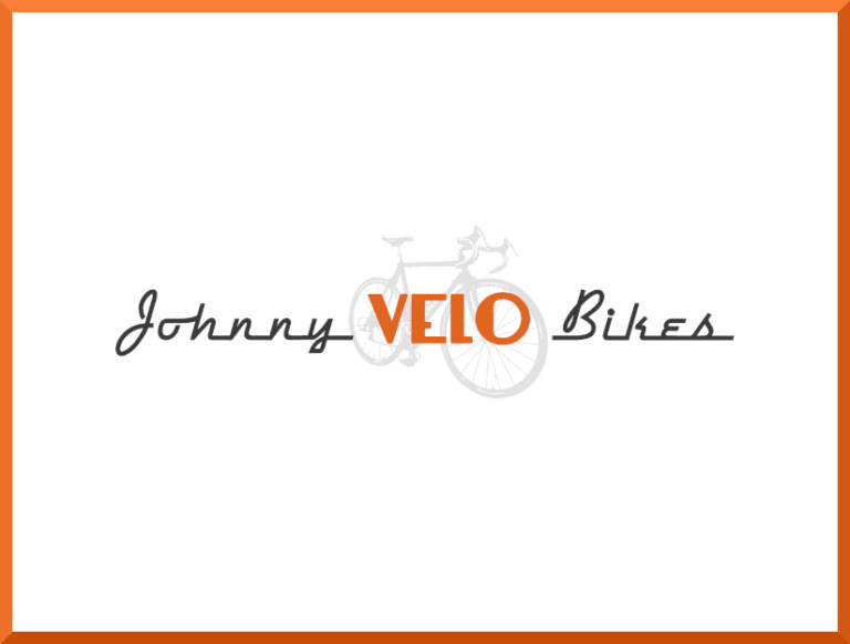 Image of the logo for Johnny Velo Bike Shop in Columbus Ohio