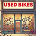 Image of a used bike shop